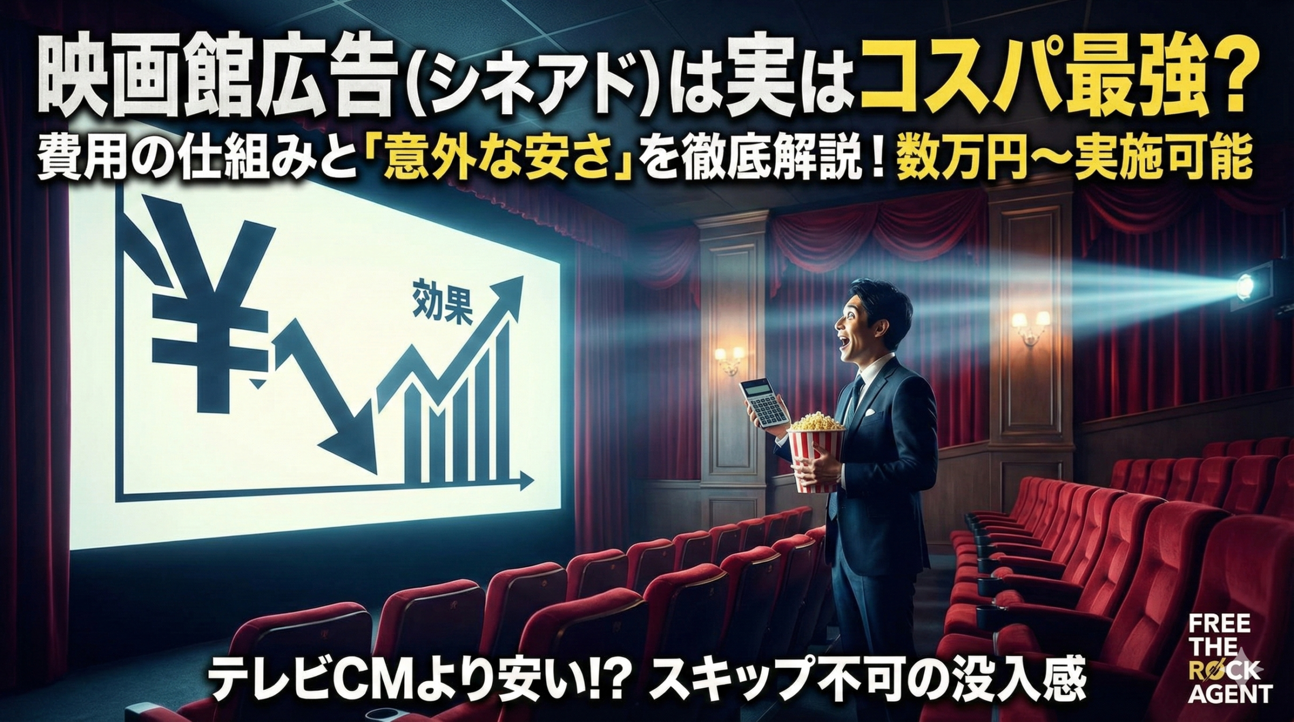 映画館広告（シネアド）は実はコスパ最強？費用の仕組みと「意外な安さ」を徹底解説