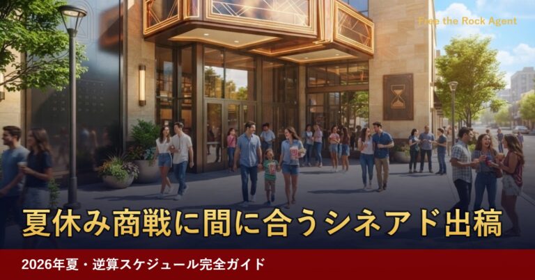 夏休み商戦に間に合うシネアド出稿