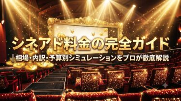 【2026年最新】シネアド料金の完全ガイド｜相場・内訳・予算別シミュレーションをプロが徹底解説