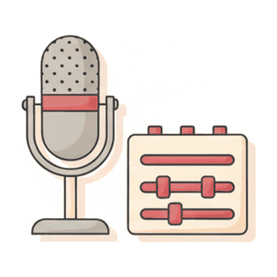 音声素材の制作のイメージ