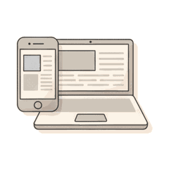 雑誌のWEB版のイメージ