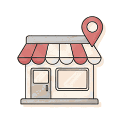 地域の店舗のイメージ