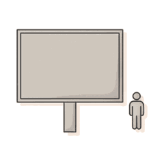 大きな画面のイメージ
