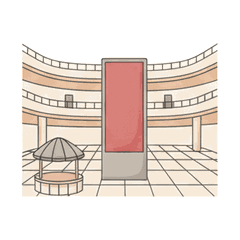 商業施設のビジョンのイメージ